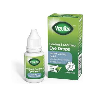 Vizulize Cooling & Soothing Eye Drops Οφθαλμικές Σταγόνες για Ξηρά & Ευαίσθητα Μάτια 10ml - 1324