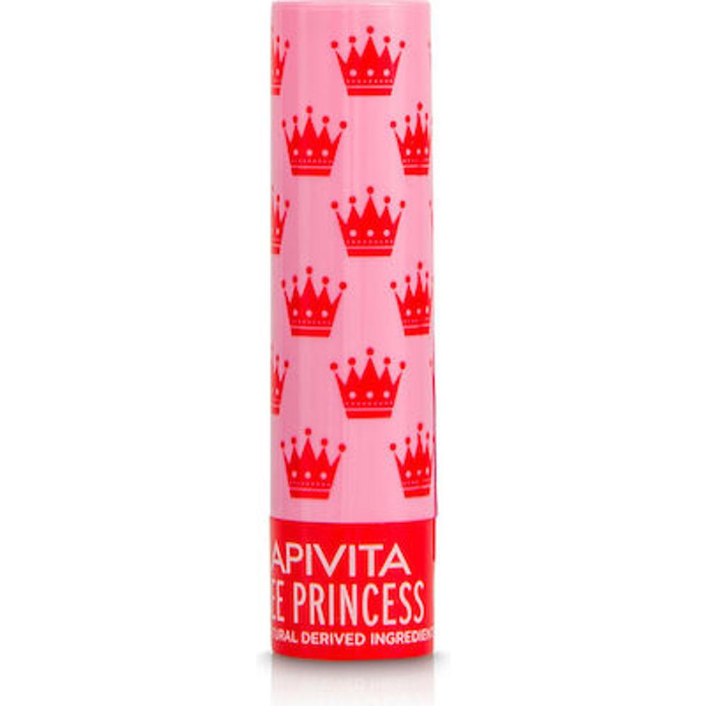 Apivita Lip Care Bee Princess Bio-Eco Balm Χειλιών με Βερίκοκο & Μέλι & 100% φυσική σύνθεση, 4.4 gr