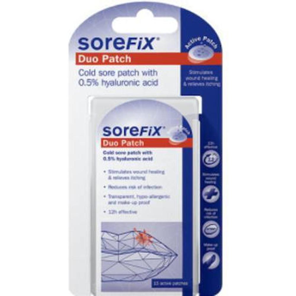 Sorefix Duo Patch Επιθέματα για τον Επιχείλιο Έρπη, 15τεμ