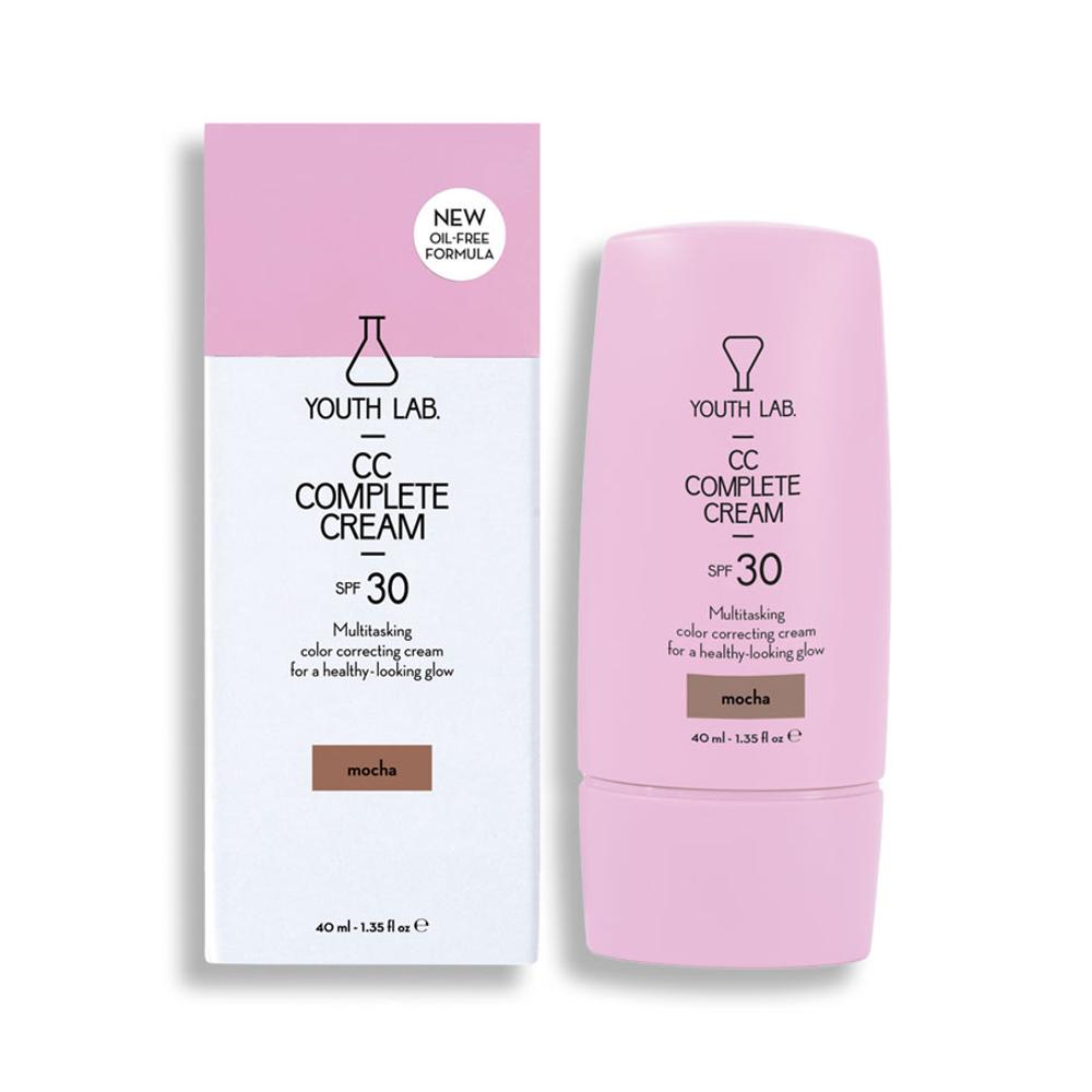 Youth Lab. CC Complete Cream Mocha (Dark) Καλυπτική Κρέμα Ολικής Αναδόμησης SPF30, 40ml