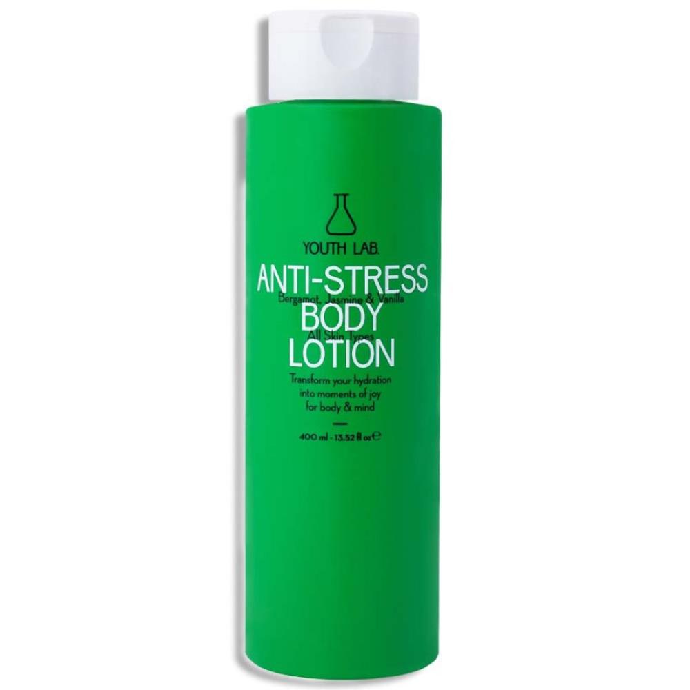 Youth Lab. Anti-Stress Body Lotion Γαλάκτωμα Σώματος με Περγαμόντο, Γιασεμί & Βανίλια, 400ml