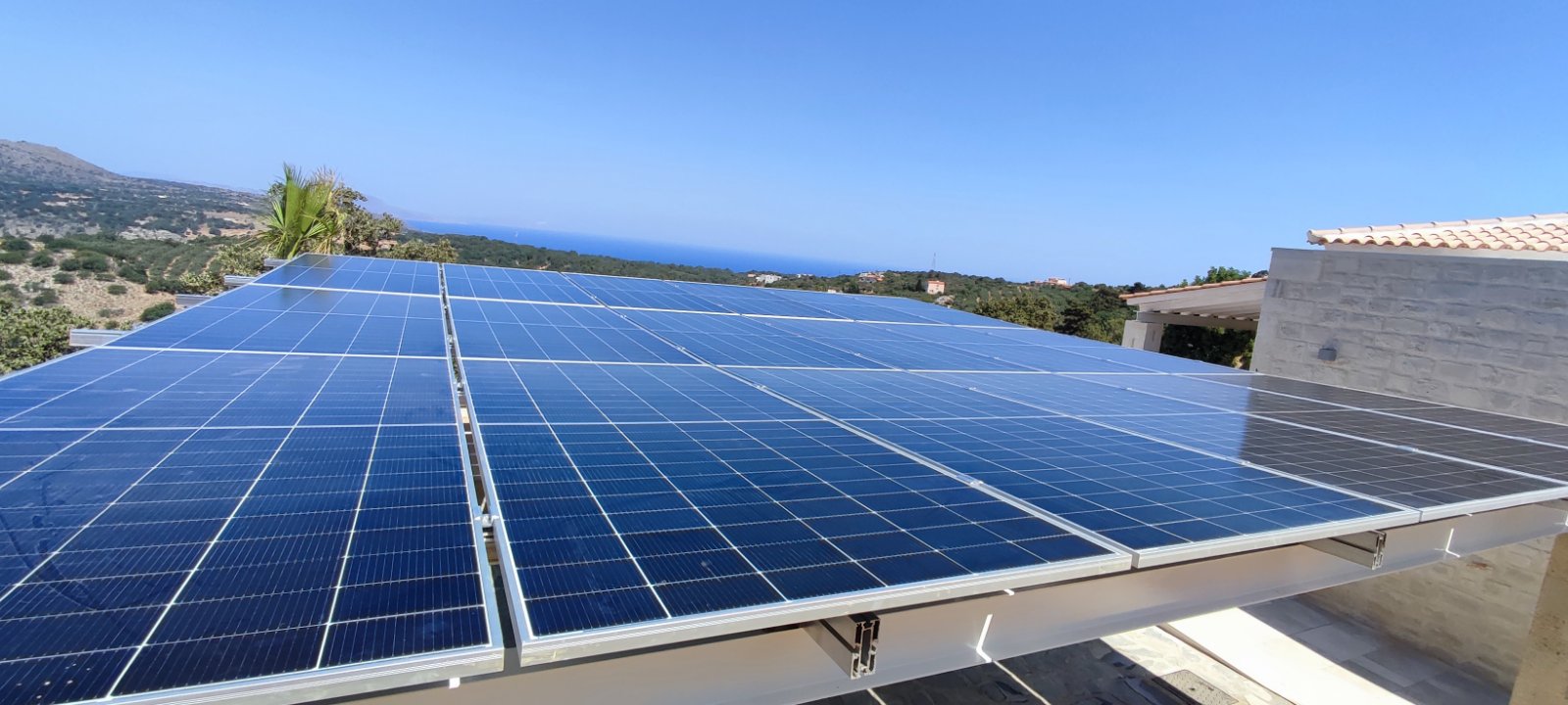 Installation of photovoltaic station with an installed capacity of 10,44 kWp in Rethymno prefecture