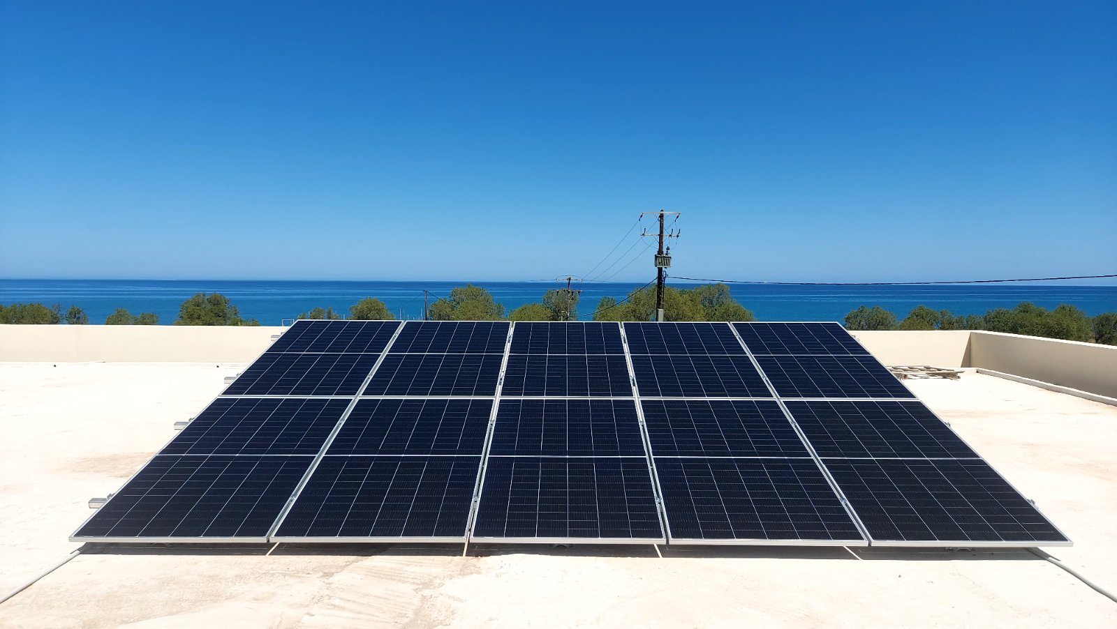 Installation of a photovoltaic station with a 10,3 kWp installed capacity 