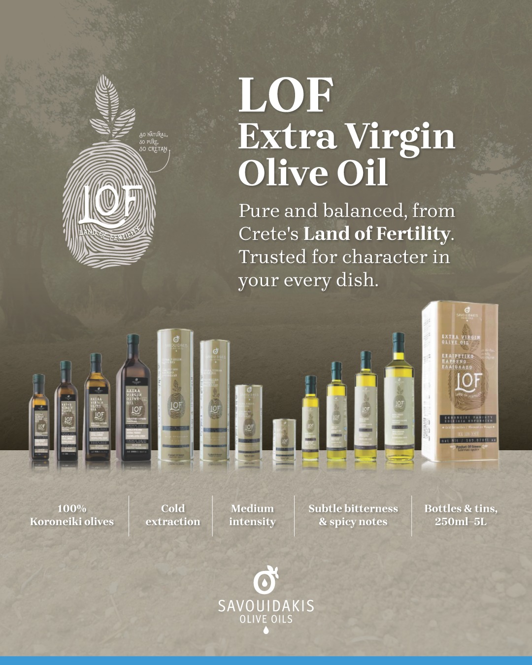 From Crete with care – Land of Fertility olive groves