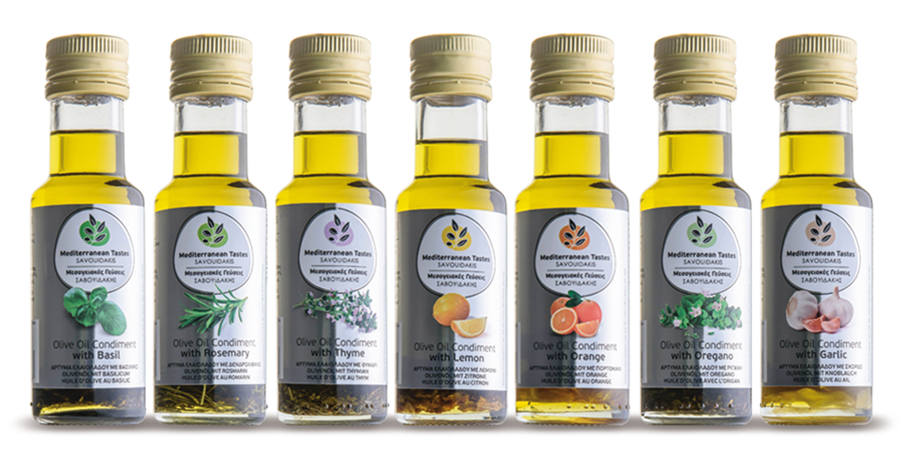 Mediterranean Infused Olive Oils Savouidakis