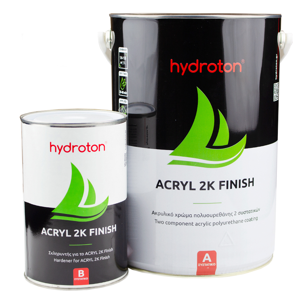 Ακρυλικό Χρώμα HYDROTON Πολυουρεθάνης 2 Συστατικών - Acryl 2K Finish