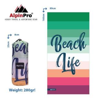 Πετσέτα Microfiber Dry Fast Paint Beach life XL 80x160 BMS-XL-1 ALPINTEC