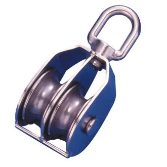 Τροχαλία με διπλά ράουλα 11.3x3cm για 12mm σχοινί