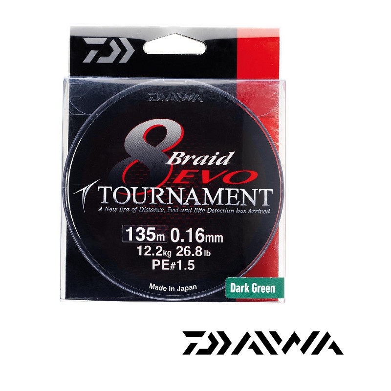 Νήμα Daiwa Tournament 8Braid evo 0.26mm