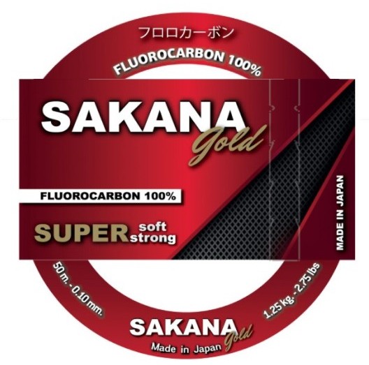 Μισινέζα Sakana Gold new 50m 0.10mm
