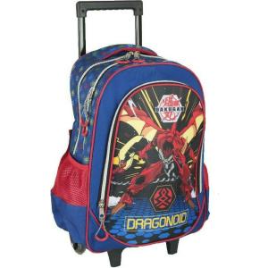 Gim Bakugan Σχολική Τσάντα Τρόλευ Δημοτικού Πολύχρωμη Μ35 x Π15 x Υ46cm 334-56074