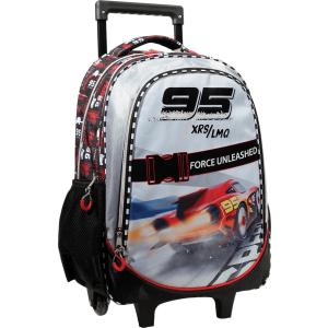 Gim Cars Lmq Σχολική Τσάντα Τρόλεϊ Δημοτικού Πολύχρωμη 27lt  341-47074