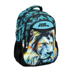 BACK ME UP ΣΑΚΙΔΙΟ ΟΒΑΛ ΔΗΜΟΤΙΚΟΥ NO FEAR FLUO LION 348-45031