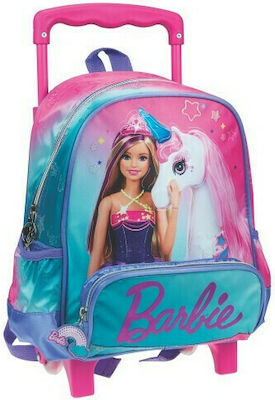 Gim Barbie Fantasy Σχολική Τσάντα Τρόλεϊ Νηπιαγωγείου Πολύχρωμη Μ25 x Π15 x Υ30εκ Κωδικός: 349-75073