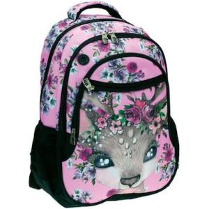 Back Me Up Σχολική Τσάντα Πλάτης Δημοτικού σε Ροζ χρώμα Κωδικός: 357-11031