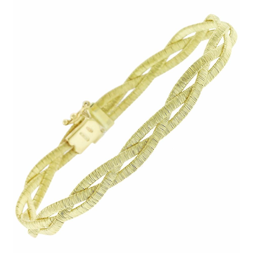 BRACELET SENZIO Collection 14K Yellow Gold 5DAN.229B