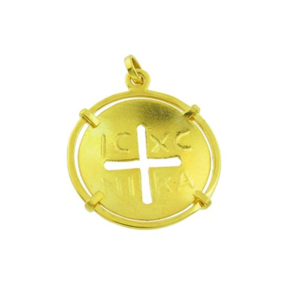 CHRISTIAN CHARMS Amulet Hand Made SENZIO Collection K9 Yellow Gold 01-093.K9