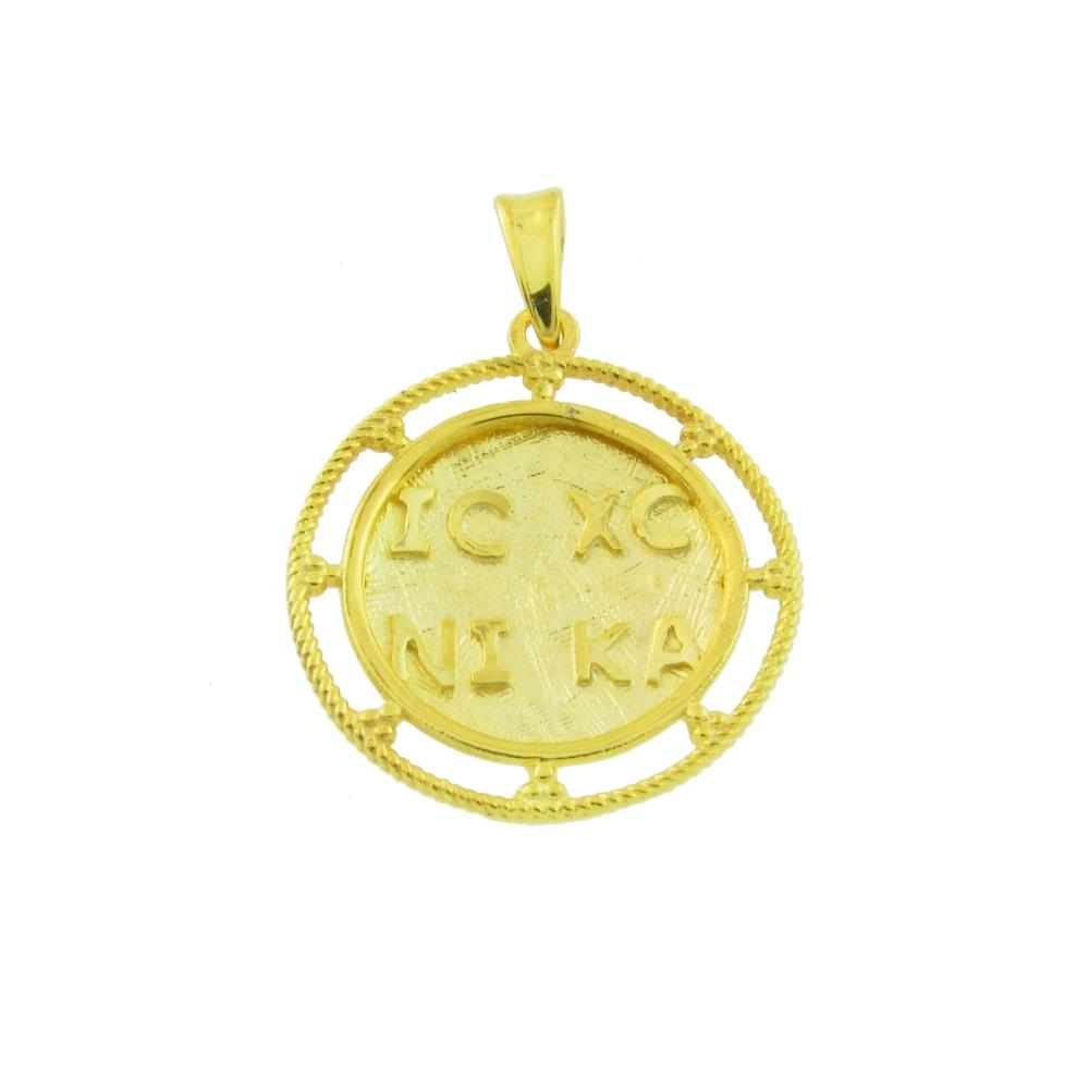 CHRISTIAN CHARMS Amulet Hand Made SENZIO Collection K9 Yellow Gold 01-571.K9