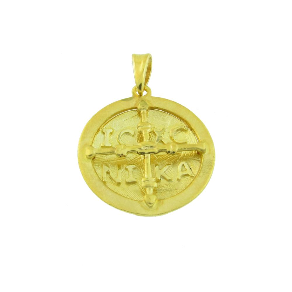 CHRISTIAN CHARMS Amulet Hand Made SENZIO Collection K9 Yellow Gold 01-577.K9