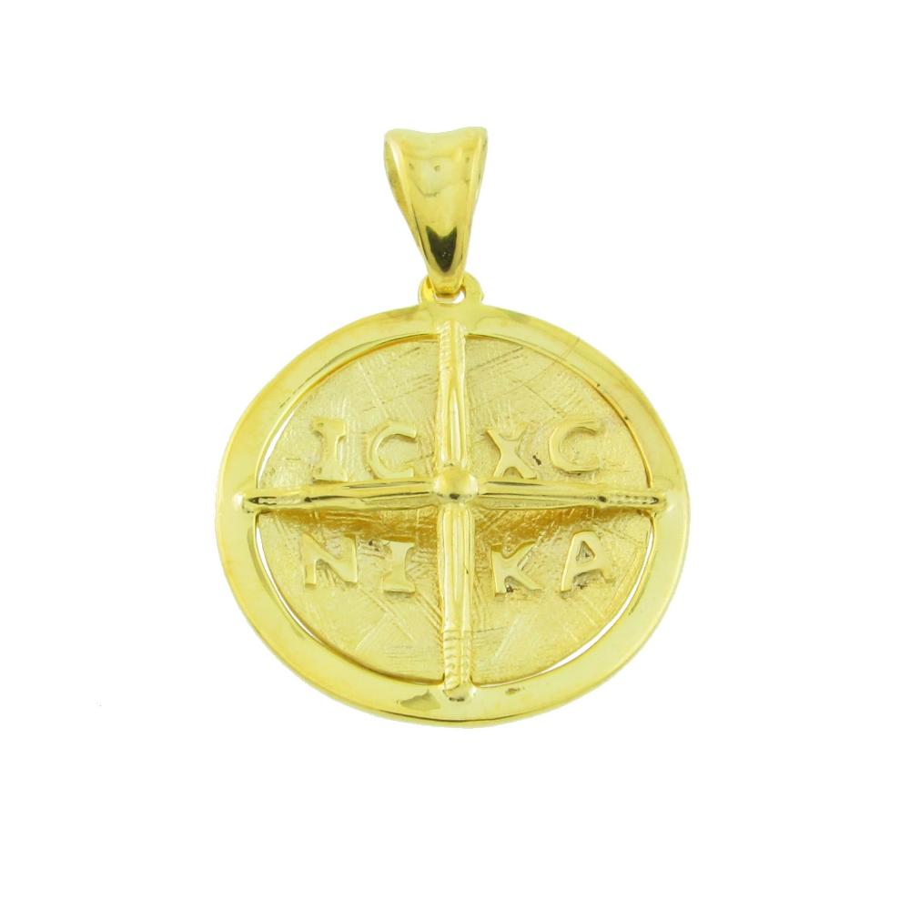 CHRISTIAN CHARMS Amulet Hand Made SENZIO Collection K9 Yellow Gold 01-581.K9