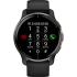 GARMIN Venu 2 Plus Smartwatch 43.6mm  Slate Stainless Steel Bezel with Black Case and Silicone Band 010-02496-11-5