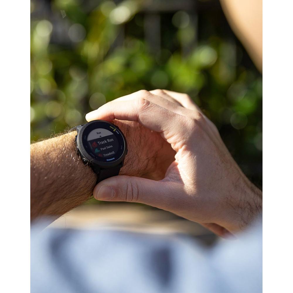 GARMIN Forerunner 55 Smartwatch 42mm Black Case and Silicone Band 010-02562-10 - 8