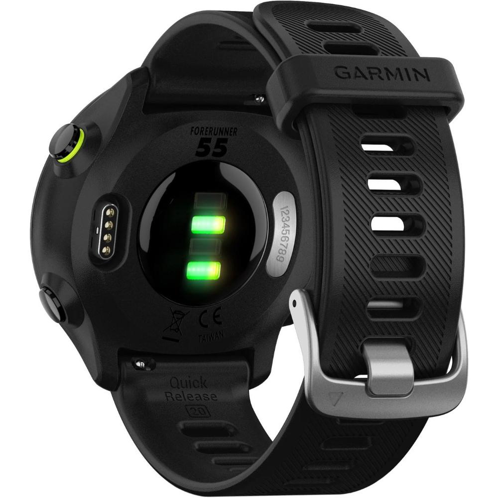GARMIN Forerunner 55 Smartwatch 42mm Black Case and Silicone Band 010-02562-10 - 7