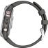 GARMIN Epix Smartwatch 47mm Silver Stainless Steel with Slate Grey Band 010-02582-01-7