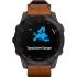 GARMIN Epix Sapphire Smartwatch 47mm Titanium Carbon Gray DLC with Chestnut Leather Band 010-02582-30 - 1