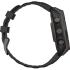 GARMIN Fenix 8 Solar Sapphire DLC Titanium Carbon Gray 47mm with Black/Pebble Gray Silicone Strap 010-02906-11-5