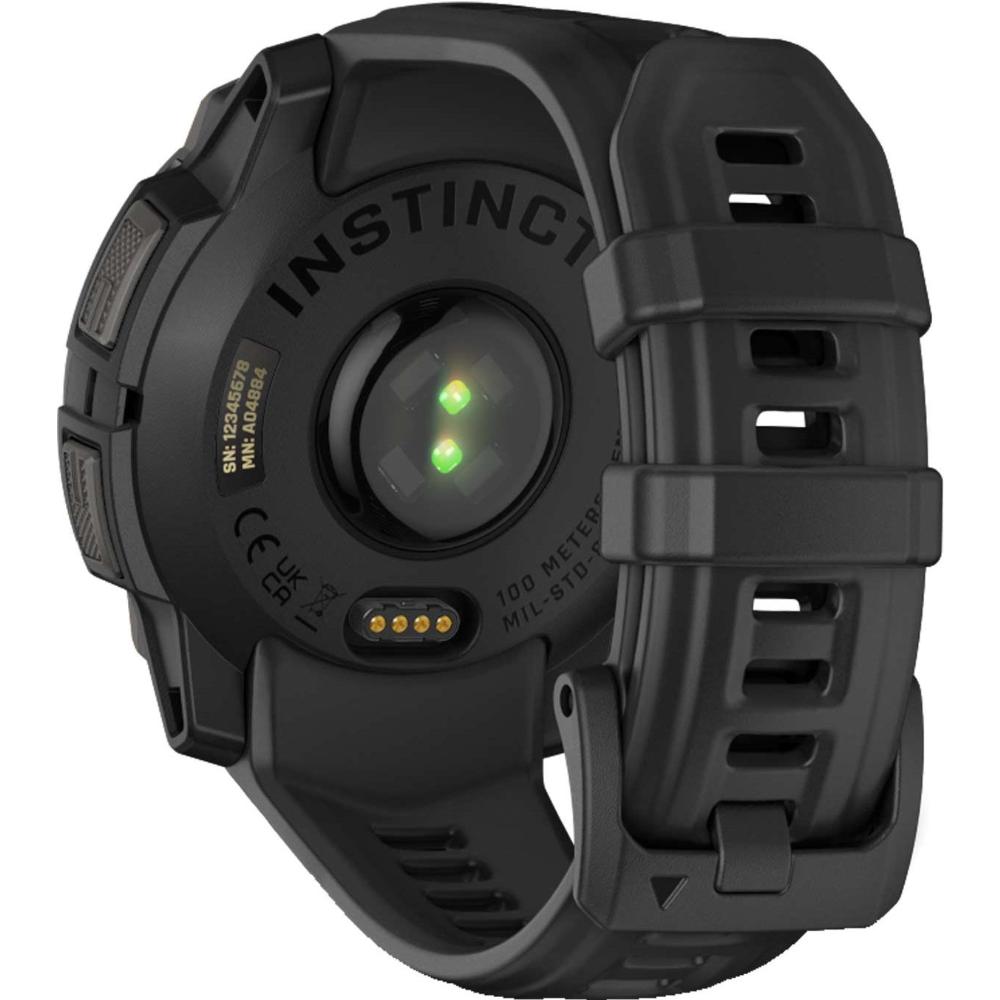 GARMIN Instict 3 AMOLED 45mm Black with Black Silicone Band 010-02936-00 - 8