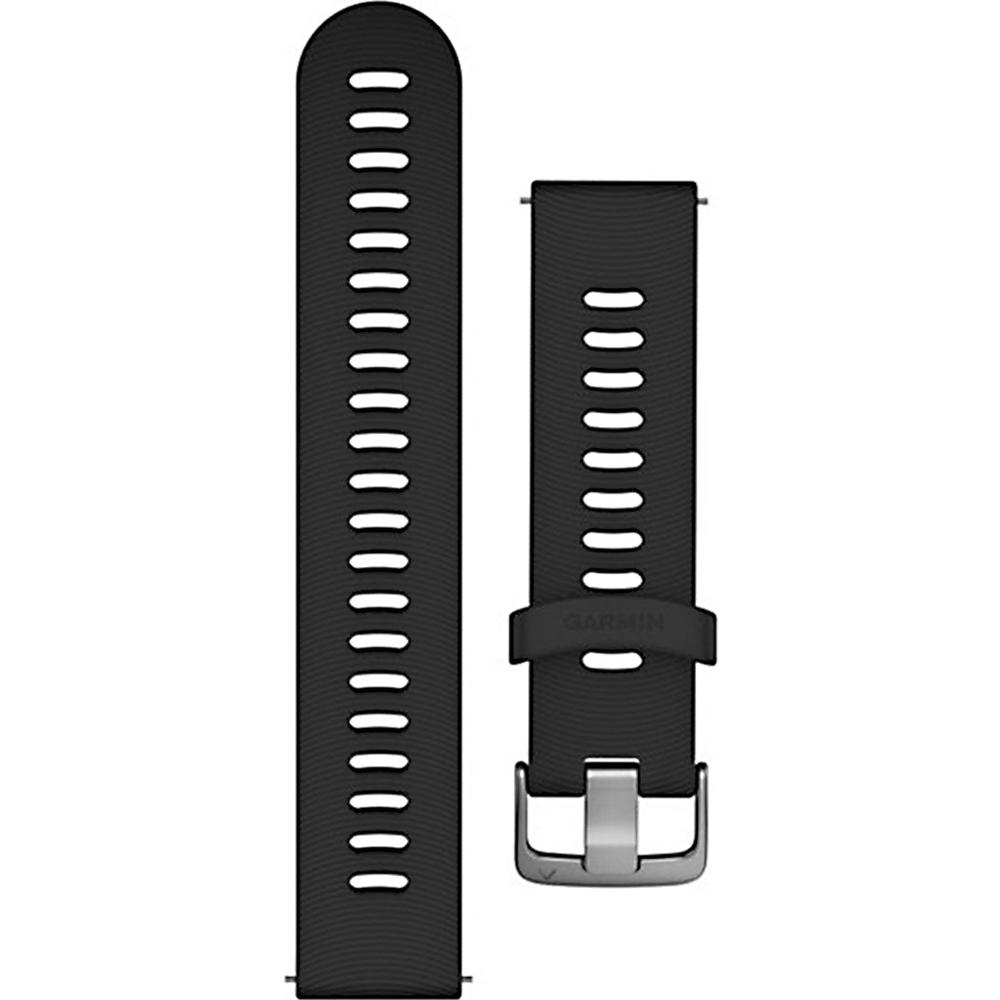 GARMIN Quick Release Bands (20 mm) Black Silicone with Stainless Hardware 010-11251-0Y
