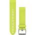 GARMIN QuickFit Bands (20 mm) Amp Yellow Silicone with Stainless Hardware 010-12491-13 - 0