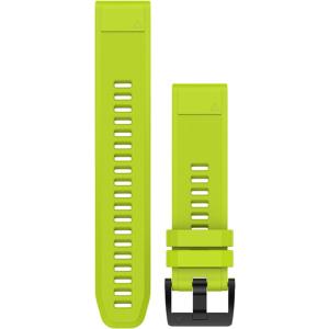 GARMIN QuickFit Bands (22 mm) Amp Yellow Silicone with Slate Hardware 010-12496-02 - 11615