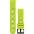 GARMIN QuickFit Bands (22 mm) Amp Yellow Silicone with Slate Hardware 010-12496-02 - 0