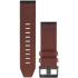 GARMIN QuickFit Bands (26 mm) Brown Leather with Slate Hardware 010-12517-04 - 0