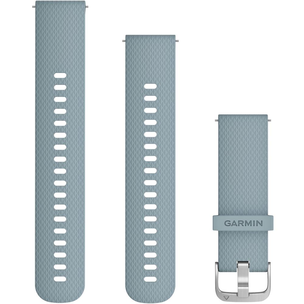 GARMIN Quick Release Bands (20 mm) Sea Foam with Silver Hardware 010-12691-06