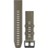 GARMIN QuickFit Bands (22 mm) Coyote Tan Silicone with Slate Hardware 010-12740-05 - 0