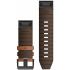GARMIN QuickFit Bands (26 mm) Chestnut Leather with Slate Hardware 010-12864-05-1