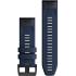 GARMIN QuickFit Bands (26 mm) Captain Blue Silicone with Slate Hardware 010-12864-22 - 1