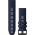 GARMIN QuickFit Bands (26 mm) Captain Blue Silicone with Slate Hardware 010-12864-22 - 0
