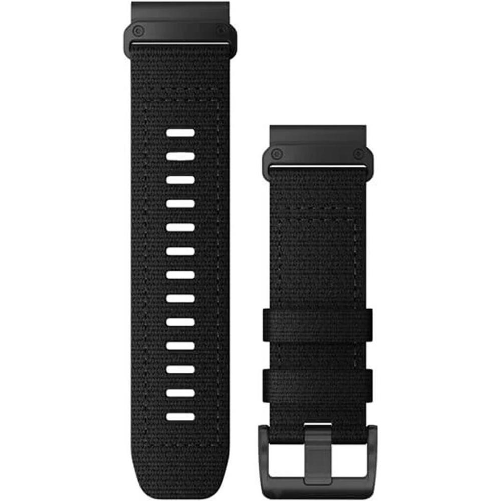 GARMIN QuickFit Bands (26 mm) Tactical Black Nylon with Slate Hardware 010-13010-00