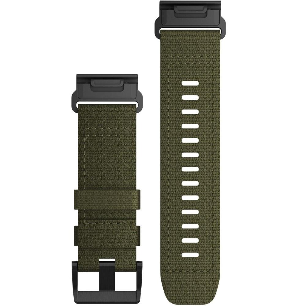 GARMIN QuickFit Bands (26 mm) Tactical Ranger Green Nylon with Slate Hardware 010-13010-10