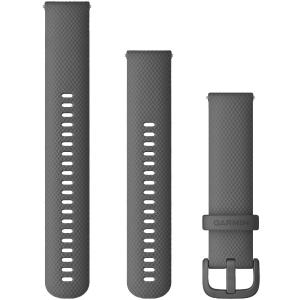 GARMIN Quick Release Bands (20 mm) Shadow Gray Silicone with Gray Hardware 010-13021-00 - 11931