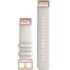 GARMIN QuickFit Bands (20mm) Cream Heathered Nylon Band With Rose Gold Hardware 010-13102-09 - 1