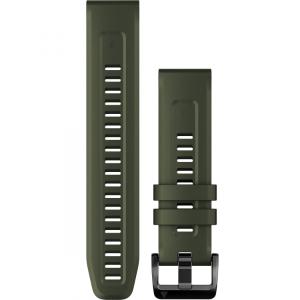GARMIN QuickFit Bands (22mm) Moss Silicone with Slate Hardware 010-13111-03 - 19767