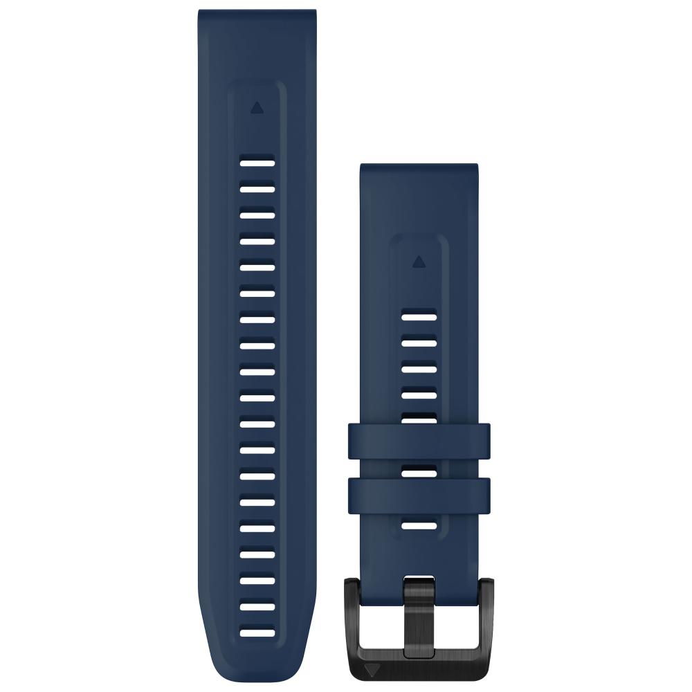 GARMIN QuickFit Bands (22mm) Captain Blue Silicone with Slate Hardware 010-13111-31
