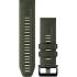 GARMIN QuickFit Bands (26mm) Moss Silicone with Slate Hardware 010-13117-03 - 0