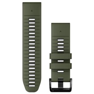 GARMIN QuickFit Bands (26 mm) Moss/Graphite Silicone with Slate Hardware 010-13281-07 - 38985
