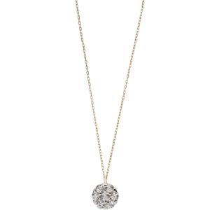 NECKLACE SENZIO Yellow Gold 9K with Zircon Stones 023579Y - 29730